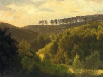 阿爾伯特 比爾施塔特 Sunrise over Forest and Grove 阿爾伯特 比爾施塔特 Sunrise over Forest and Grove